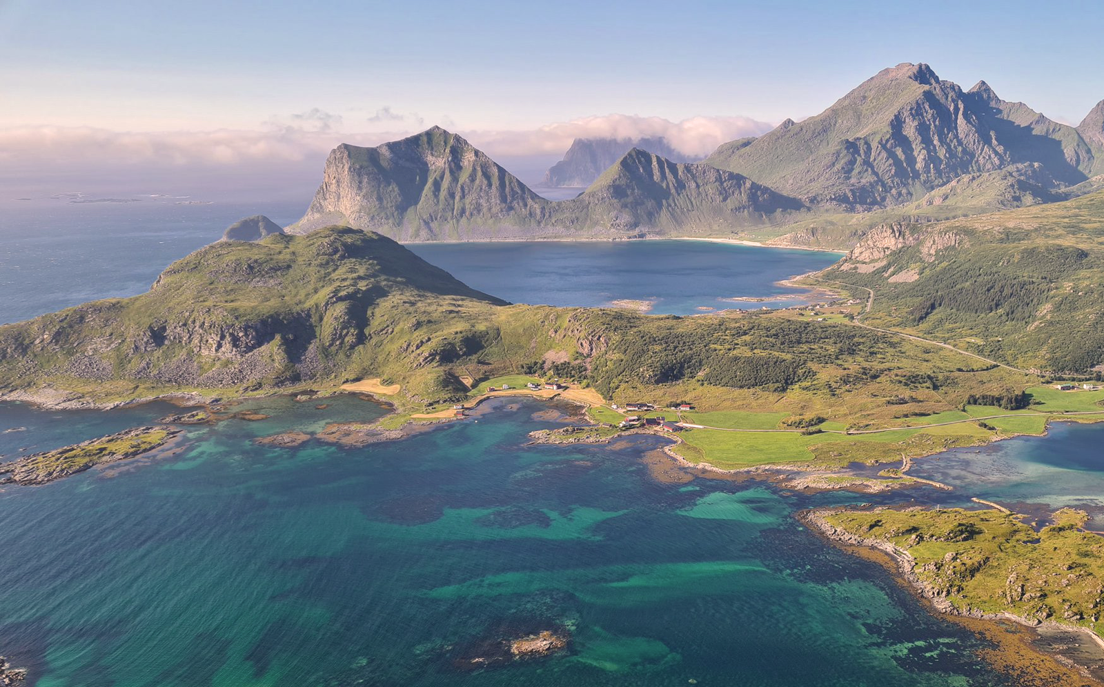 View from Offersøykammen, Lofoten